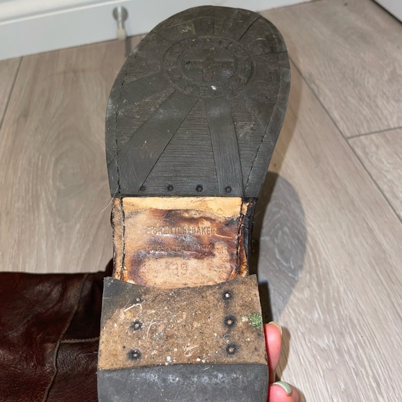 Fiorentini + Baker Red Leather Boots - Picture 7 of 8